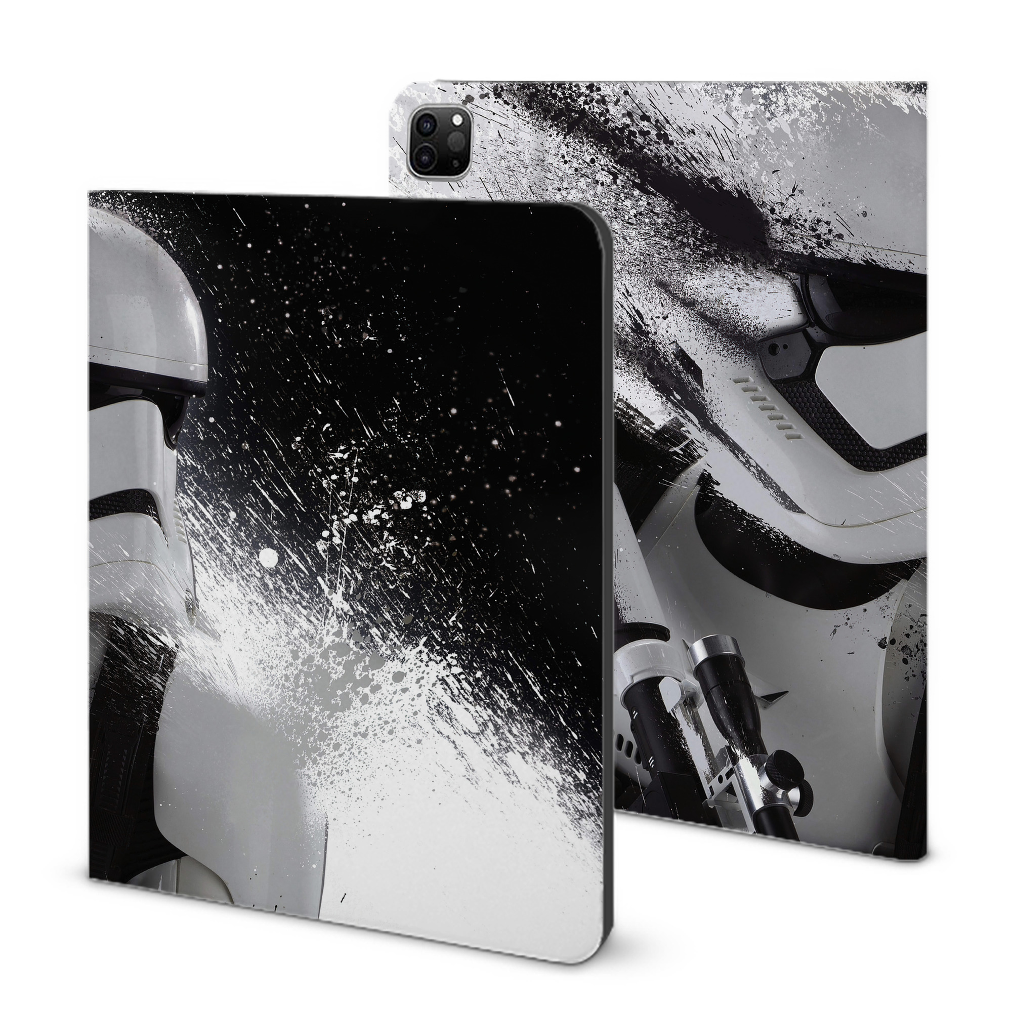 （画像用） スター・ウォーズ Star Wars IPad ケース ブック型 PUレザー TPU 耐衝撃 軽量 薄型 ペン収納なし 全面保護 IPad 各モデル対応